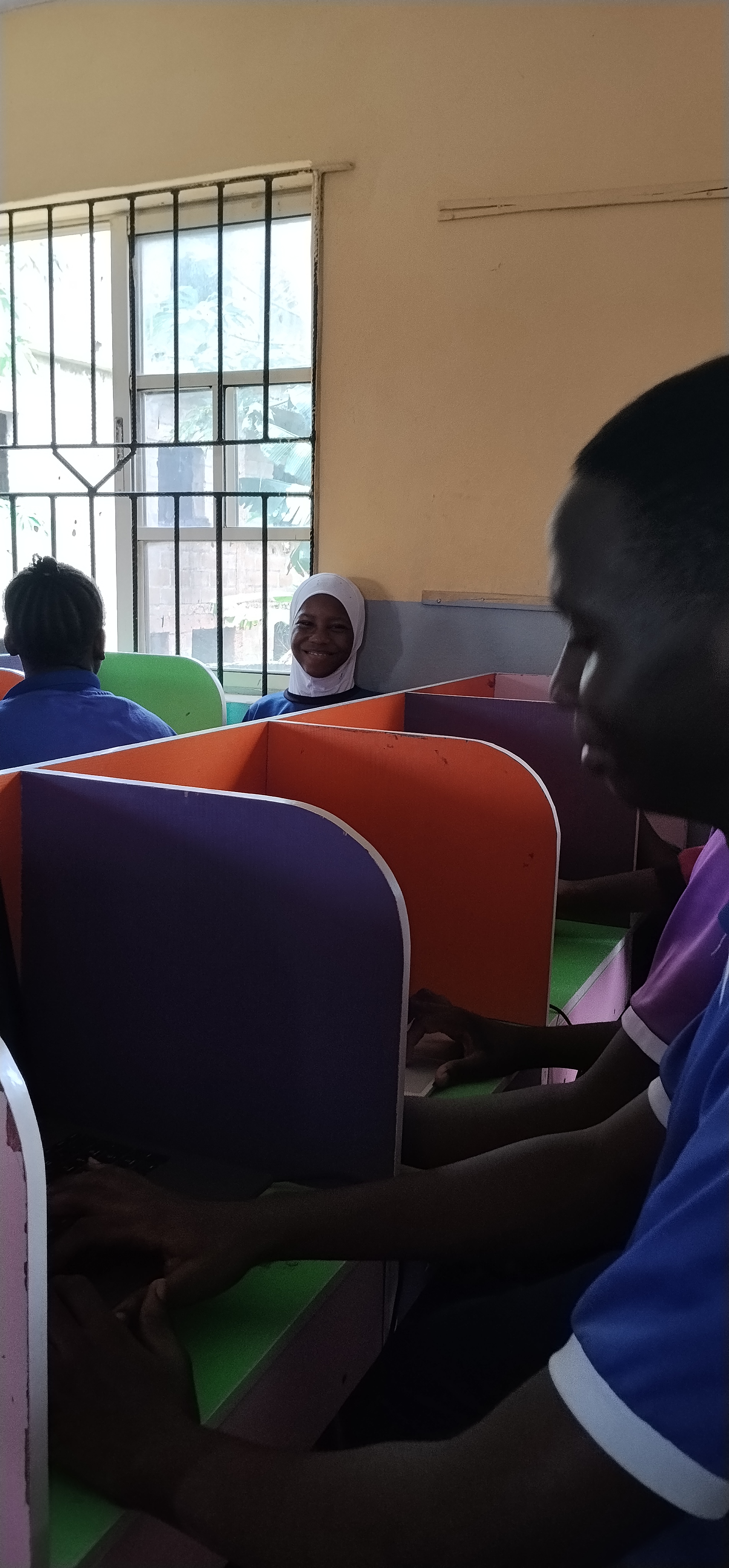 Student practicing at CBT workstation